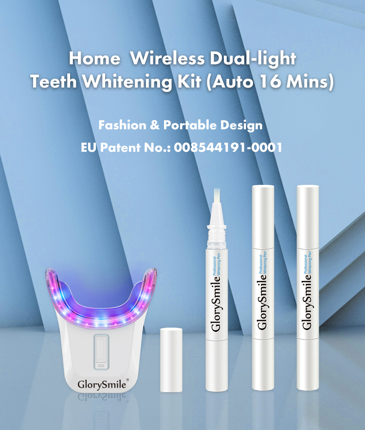 Glorysmile Latest Design Wireless Teeth Whitening Device Kit