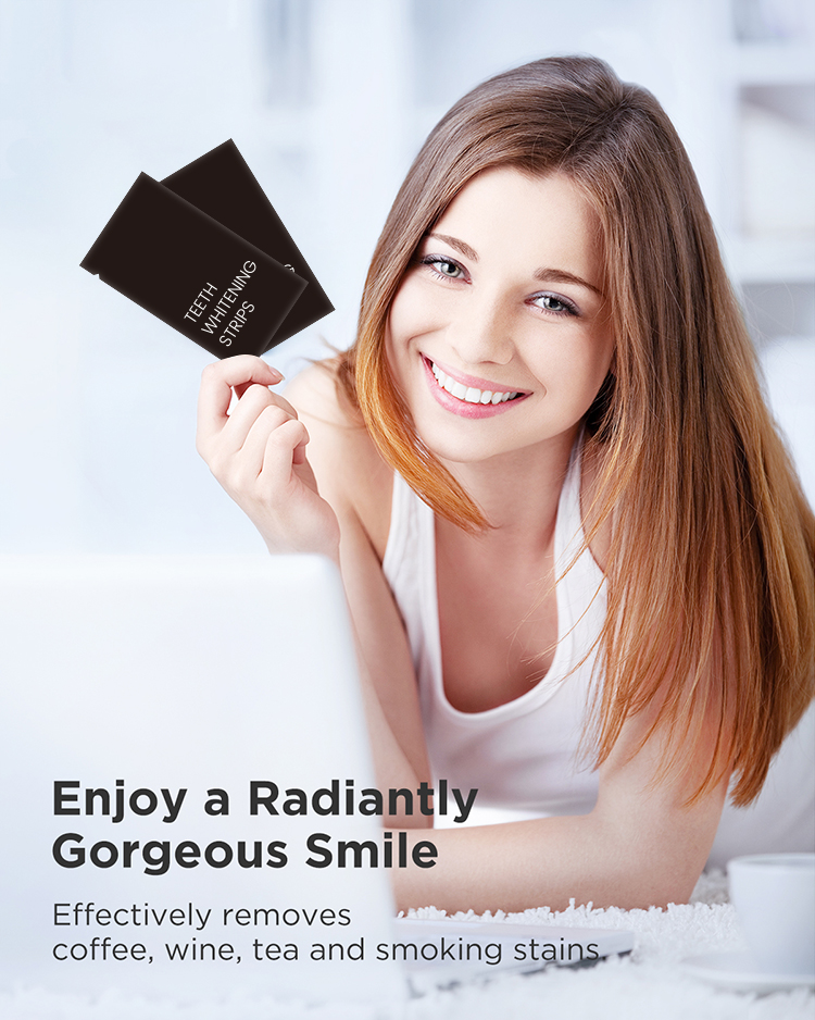 Glorysmle PAP+ Charcoal Teeth Whitening Strips Wholesale 