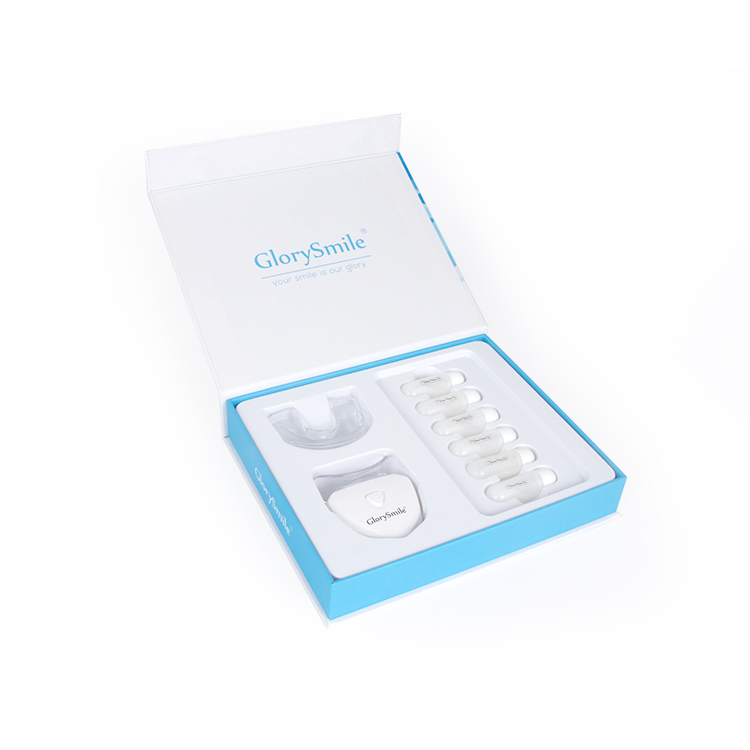 Glorysmile New Design 10 Minutes Timer Led Light Teeth Whitening Gel Pods Kit With PAP+ Formula